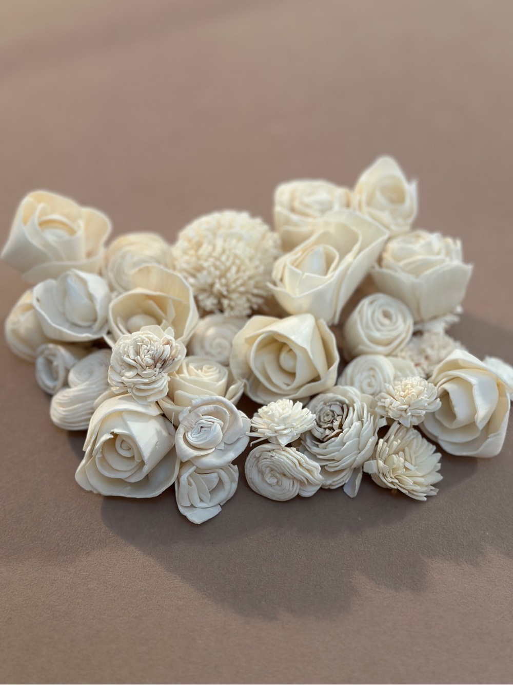 MINI Sola Wood Flowers - Small - Set of 28 - boho hippie Decor wedding party